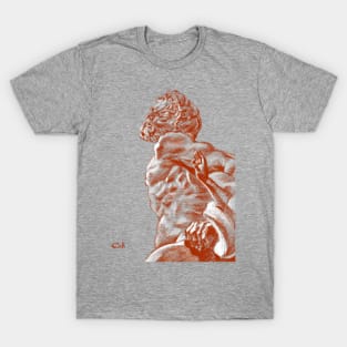 Laocoon sketch Florence (on grey background) T-Shirt